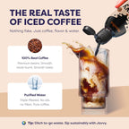 Javvy Coffee Concentrate - Cold Brew Coffee, Perfect for Hot or Iced Instant Coffees, Hot Drinks, Cold Brew Concentrate, 35 Servings - Mocha