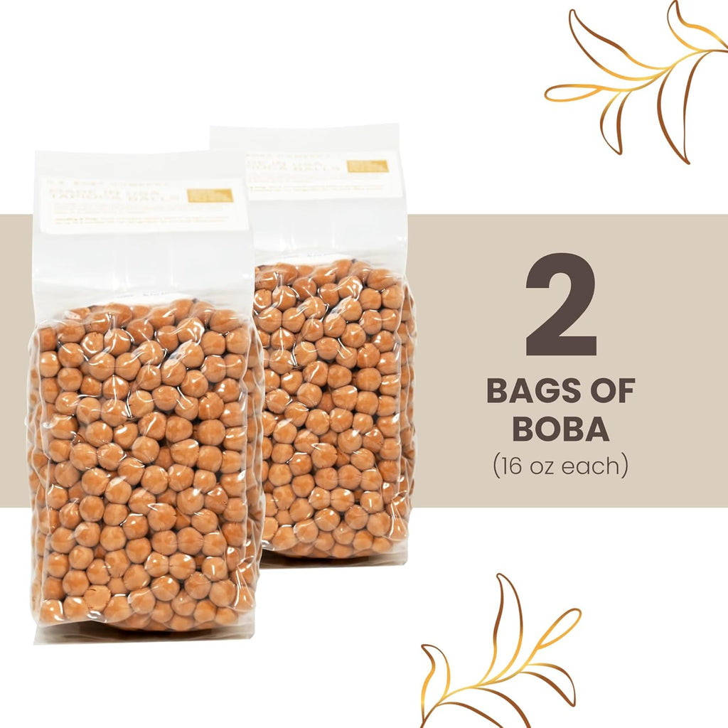 Boba Snob Boba Tea Making Kit, Bubble Tea Kit with Boba Gift Set, Boba Tea Maker Kit with Premium Loose Leaf Teas, Tumbler, Two Stainless Steel Boba Straws, Teaspoon, and Tapioca Boba Pearls (Large)