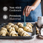 Silicone Pastry Brush Set – 3-Piece Set of Basting Brushes for Cuisine and BBQ – Kitchen Tools & Accessories with Comfortable Handles, Heat-Resistant Utensils for Cooking & Baking – Pastel Multicolor