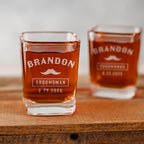 Groomsmen Shot Glasses - Personalized Wedding Party Gift or Proposal - 10 Pack