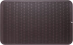 Silicone Dish Drying Mat for Multiple Usage,Easy clean,Eco-friendly,Heat-resistant Silicone Mat for Kitchen Counter or Sink,Refrigerator or Drawer Liner Coffee 3XL 28 inches x 18 inches