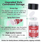 Edible Glitter Set, 3 Colors Luster Dust Edible Glitter, Food Grade Metallic Food Decorating Sprinkle Dust for Drinks Wine, Powder Glitter for Fondant, Chocolate, Candy, Cookie, 5g/0.18oz, Vegan