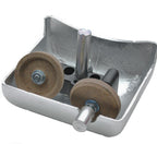 KWS MS-6RT Premium 200w Electric Slicer 7.67-Inch in Red Teflon Blade, Frozen Meat Deli Meat Cheese Food Slicer Low Noises Commercial and Home Use