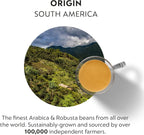 Nespresso Capsules Original Line, Kazaar, Dark Roast Coffee, 50 Count Coffee Pods