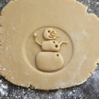 Wood Cookie Stamp, 2.5 Inch (Snowman CS-015)