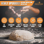 Sourdough Silicone Bread Sling 500 Degrees, 2 PCS Nonstick & Easy Clean Reusable Bread Mat for Dutch Oven Liners with Oil Brush & Silicone Spatula, Sourdough Bread Baking Supplies with Long Handles