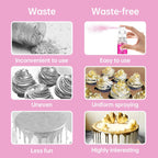 Rose Gold Edible Glitter Spray 10g Herbeklab Edible Rose Gold Glitter for Cakes Food Grade Drink Glitter for Cocktails Chocolate Cake Pop Strawberry