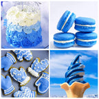 Edible Glitter - 10g Luster Dust Edible Food Grade Coloring Glitter for Cake Decorating, Baking, Drinks - Shimmer Dust Powder, Metallic Color Dusting Powder for Icing, Fondant, Candy, Cookie (Blue)