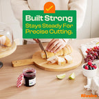 Riveira Cherry Wood Cutting Board – Gourmet Black Cherry Grandeur: 17 x 12 Wooden Cutting Board – Wooden Cutting Boards For Kitchen Decorative – Innovative Juice Grooves Cherry Wooden Chopping Board