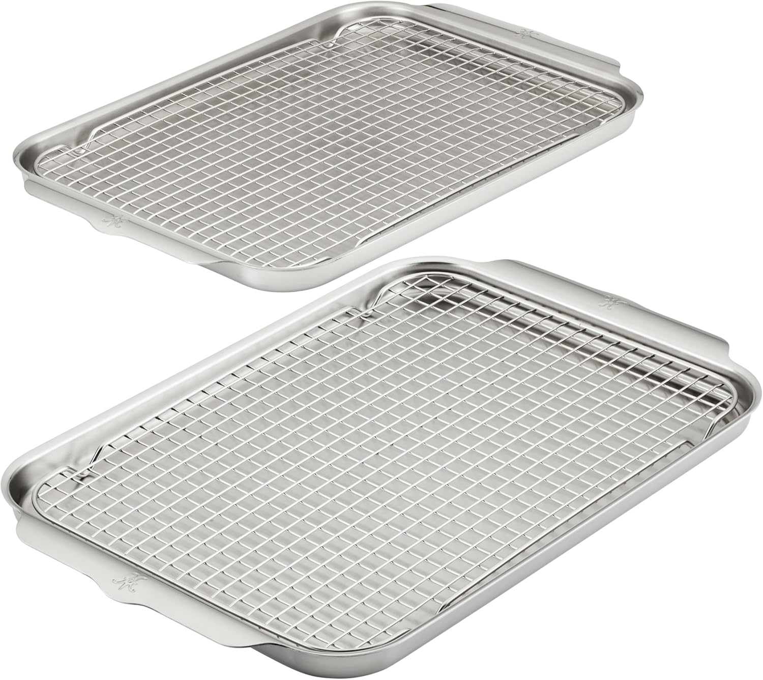 Hestan Provisions OvenBond – 4-Piece Tri-ply Sheet Pan & Stainless Steel Cooling Rack Set