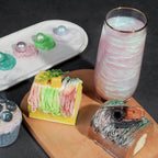 NiHome Edible Food-Grade Glitter Powder Glimmer Luster Dust Metallic Fancy Food Decorating Sprinkle Glimmery Dust for Drink Wine Beverage Cake Bakery Vegan Allergen-Free (Iridescent, 0.35oz/10g)