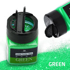 Edible Glitter - 1oz Luster Dust Edible Food Grade Glitter for Cocktail, Cake Decorating, Baking, Drinks - Shimmer Dust Powder, Metallic Food Coloring Powder for Icing, Fondant, Candy, Cookie (Green)