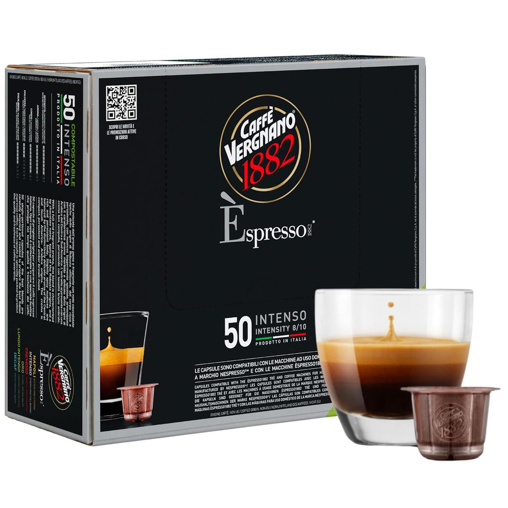 Caffe' Vergnano Medium Roast Espresso Original Line Machine Compatible Capsules