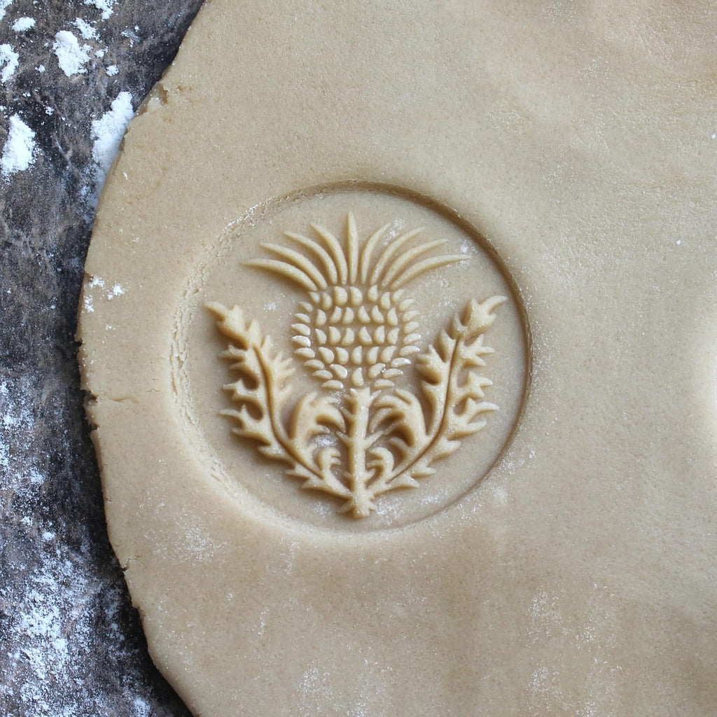 Wood Cookie Stamp, 2.5 Inch (Thistle CS-116)