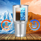 DOMICARE 30 oz Tumbler with Lid and Straw, Stainless Steel Tumblers Bulk, Insulated Vacuum Double Wall Travel Coffee Mug, Durable Powder Coated Tumbler Cups (Stainless Steel, 4)