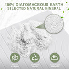 Large Stone Drying Mat for Kitchen Counter, 24" × 16" Diatomite Dish Drying Mat, Quick Dry Stone Mats, Ultra Absorbent Natural Diatomaceous Earth Mats for Dished, Bottles, White