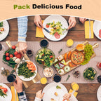 Large Acacia Charcuterie Board Wood Charcuterie Boards with Handles Foldable Travel Wooden Serving Cheese Boards for Party Food Appetizers Housewarming Gift Meat Party(31.5 x 8.7inch)