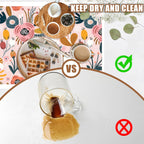 Dish Drying Mat Pink Flowers Berries Leaves Coffee Bar Mat for Countertop Absorbent Hide Stain Rubber Backed Dish Drainer Rack Pad Espresso Machine Dining Room Decor 15.7 x 23.6 Inch