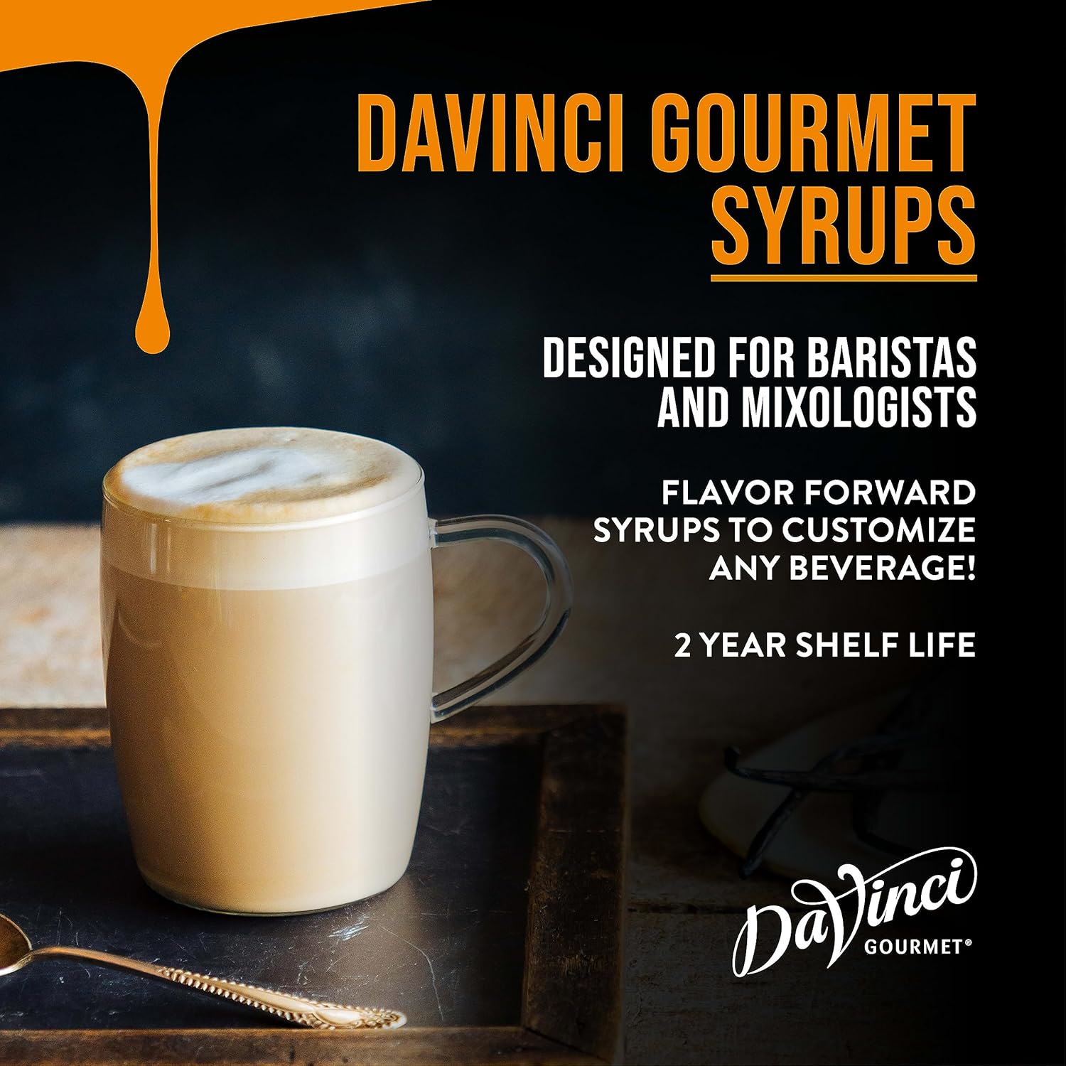 DaVinci Gourmet Classic Vanilla Syrup, 25.4 Fluid Ounces (Pack of 1)