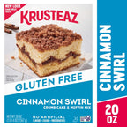 Krusteaz Gluten Free Baking Mix, Cinnamon Swirl Crumb Cake & Muffin Mix, Gluten Free with No Artificial Flavors, Colors or Preservatives, 20 Ounce (Pack of 3)