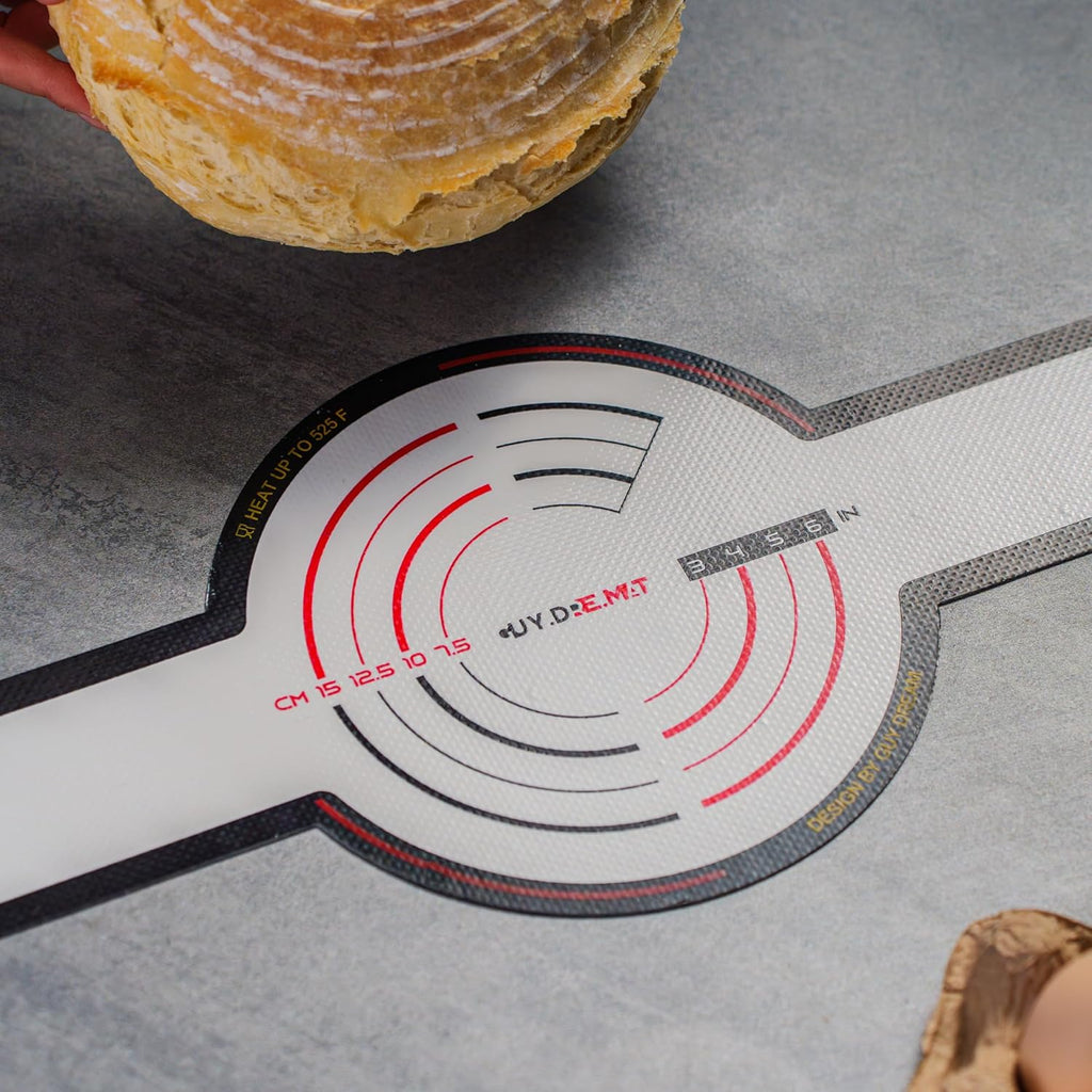 GUYDREMAT Silicone Bread Sling for Dutch Oven - Heat Resistant Over 500F, Non-Stick Reusable Baking Tool for Artisan Bread and Sourdough, Food-Grade Silicone, Fits 3-7 Quart Ovens, Easy Lift Design