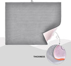 Bohemian Chic Floral Dish Drying Mat, Highly Absorbent Microfiber Kitchen Counter Pad Reusable Washable, 18*24"