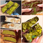 Mity rain Chocolate Bar Mold Deep - 1 inch Deep Thick Non-Stick Silicone Molds for Stuffed Dubai Chocolate Bar Pistachio, Large Food-Grade Candy Bar Mold with 50 bags for Filling & Snacks