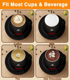 Coffee Mug Warmer & Kepwam Mug Set, Gravity Sensor Cup Warmer for Desk with LED Light, 3 Temp Settings & 6H Auto Shut Off, Coffee Warmer Plate for Coffee,Tea - Coffee Lovers Present for Men Women