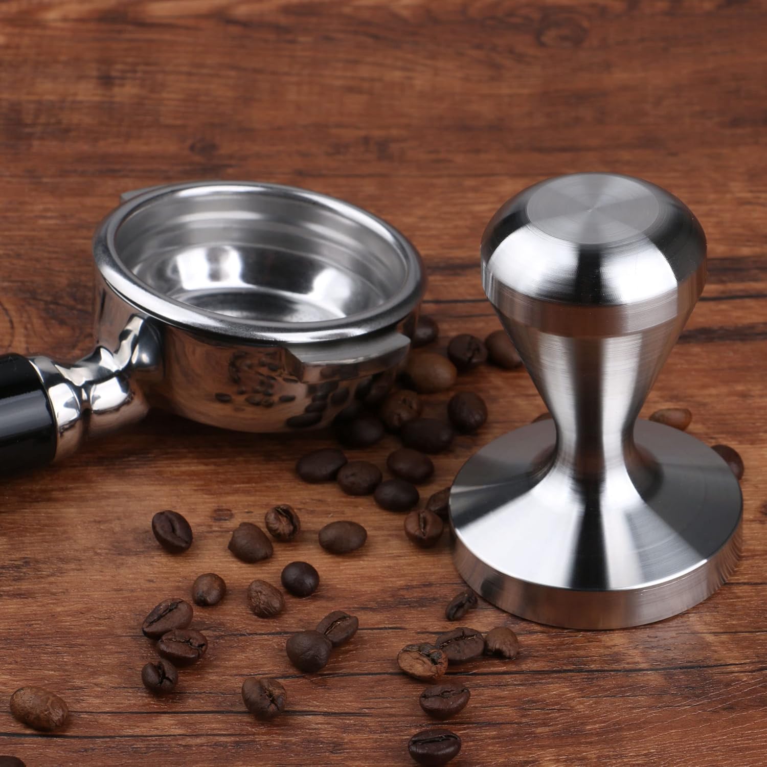 Stainless Steel 58mm Coffee Tamper 100% Stainless Steel Espresso Tamper Tool