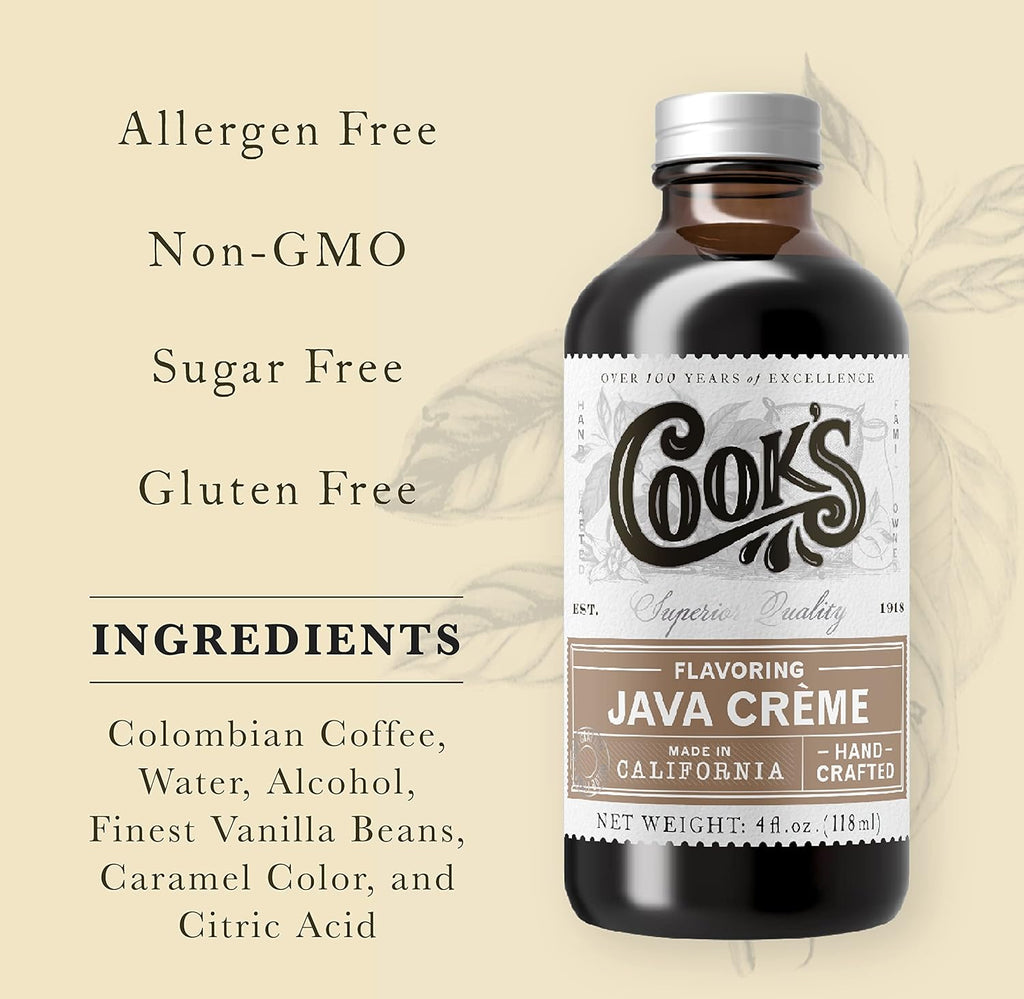 Cook's Java Creme Flavor 8 oz
