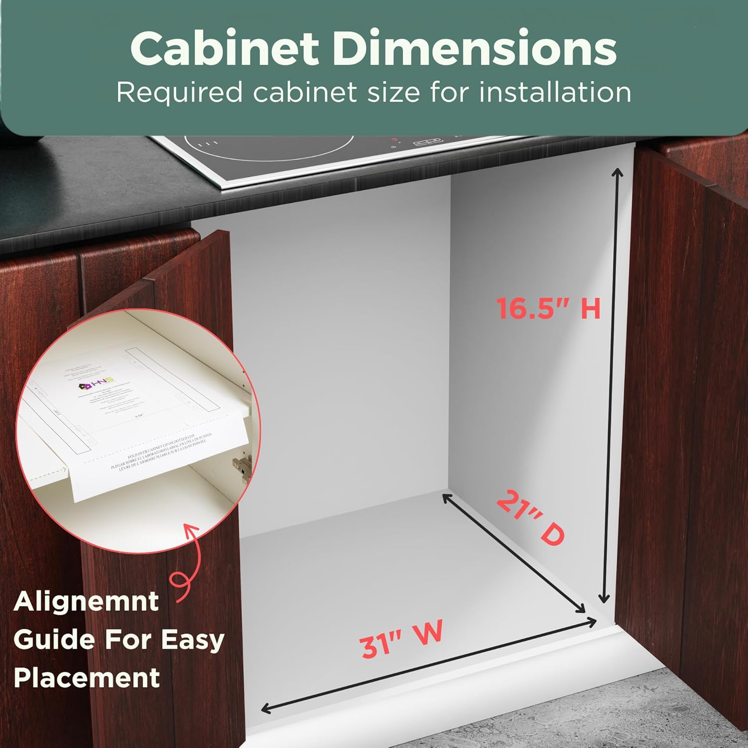 HOLDN’ STORAGE Two Tier Pull Out Cabinet Organizer, Individual Sliding Drawers - Heavy Duty Metal with Lifetime Limited Warranty - Anti Rust Chrome Finish - 30" W x 21”D x 16.5" H