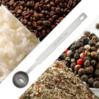 3PCS Teaspoon Measuring Spoon, 5ml/1 tsp/5 Gram Scoop, Long Handle for Cooking & Baking, Dishwasher Safe Measuring Spoon