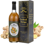 Liquid Alchemist Ginger Syrup for Cocktails - Real Ingredients Make our Liquid Ginger Puree for Cocktails the Perfect Moscow Mule Cocktail Syrup - Our Mixer is Non-GMO & Vegan (25 oz)