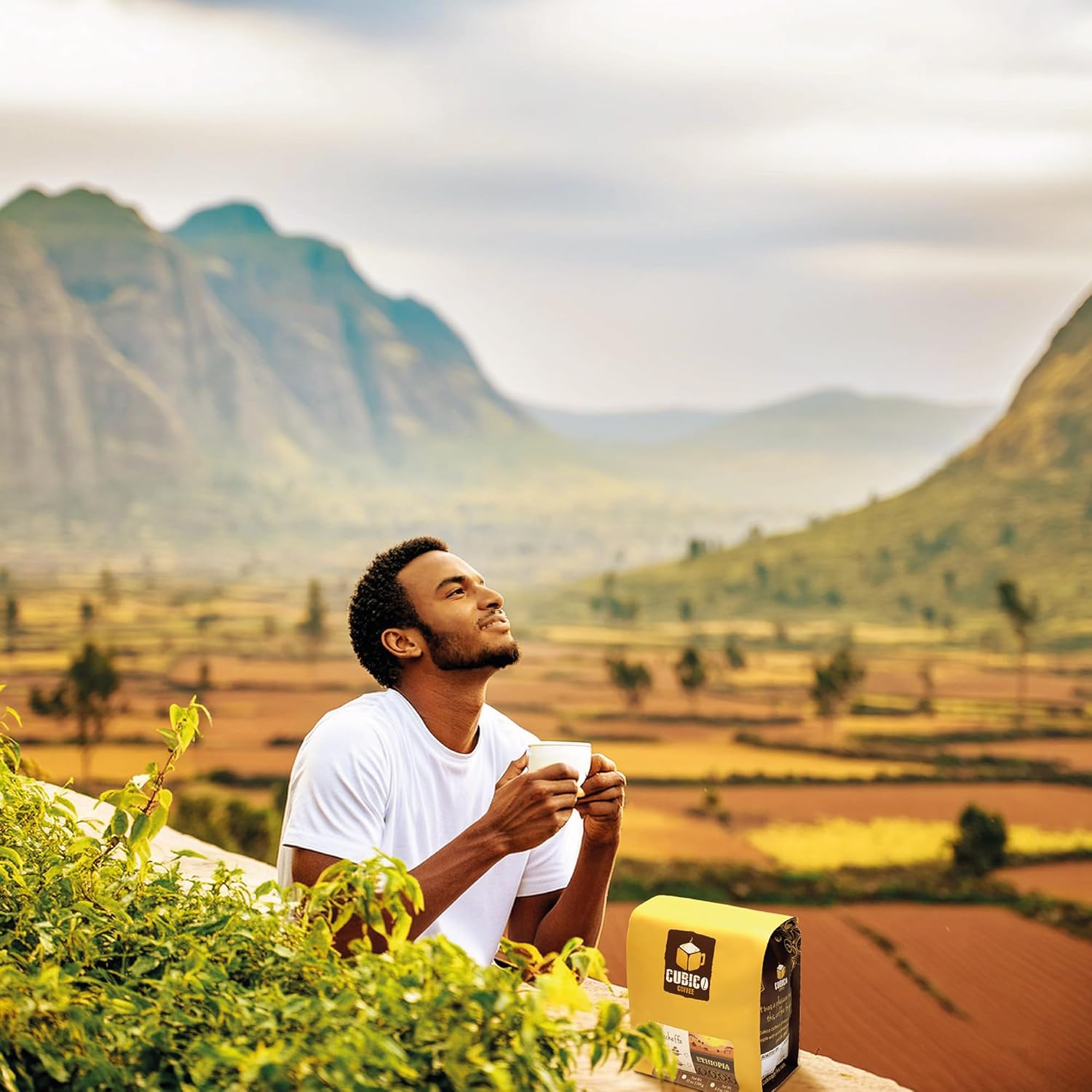 Ethiopian Yirgacheffe Coffee, Single Serve Coffee Pods, Premium Ethiopia Yirgacheffe Single Origin Fresh Roasted Coffee | K-Cup Compatible Brewers | Cubico Coffee | 10 Count