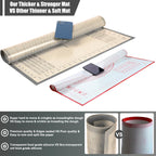 Silicone Pastry Mat 34'' By 26'' Extra Large Baking Mat with Measurements for Dough Rolling, Kneading Board, Kitchen Counter Mats for Dough, Pastry, Fondant, Pie Crust, Cookies, Bread, Pasta, Pizza