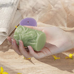 Deer Cylinder Animal Resin Casting Silicone Mold for Home Decor & Candle Making Wave Spiral Mold