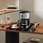 Dish Drying Mat Glasses Filled with Various Fruits Kitchen Mat 12"x19" Bsorbent Coffee Maker Mat for Dishes,Utensils Coffee Maker Pots and Pans Easy Clean Dish Slip Resistant Pad