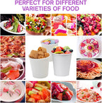 Smygoods White Disposable Paper Coffee Cups (4 OZ, 100 Count) For Hot Beverages, Tea, Espresso, Cocoa - To Go Drink Containers, Café & Office