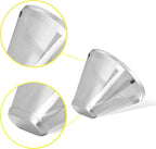 Reusable #4 Cone Coffee Filters for Ninja Dual Brew Pro Coffee Makers,Compatible with Ninja CFP301 CFP201,8-12 Cup Stainless Steel Basket (1*Stainless Steel)