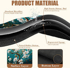 Blossoming Almond Tree Dish Drying Mat for Kitchen Counter Hide Stain Absorbent Drying Rack Pad Rubber Backed Coffee Mat Espresso Machine Coffee Bar Accessories 11.8 x 19.7 Inch