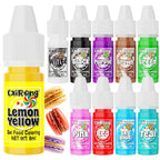 Gel Food Coloring - 10 Colors Concentrated Food Dye, Cake Decorating Supplies Tasteless Food Coloring Gel for Baking, Fondant, Cookie, Cake, Icing, Macaron, Easter Egg - 0.25 Fl. Oz