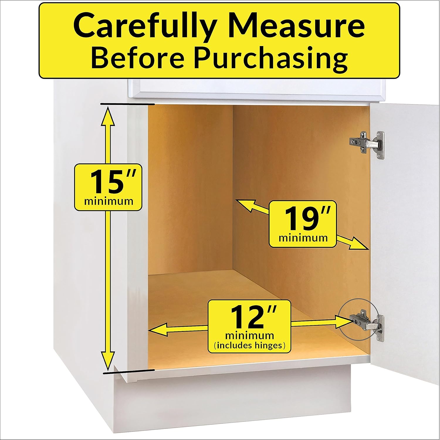 LYNK PROFESSIONAL® Pull Out Under Sink Kitchen Cabinet Organizer - 11.5 in. x 18 inch deep Drawer - Sliding Shelf Organizer for Cabinets and Undersink Storage Shelves - Lifetime Ltd. Warranty – Chrome