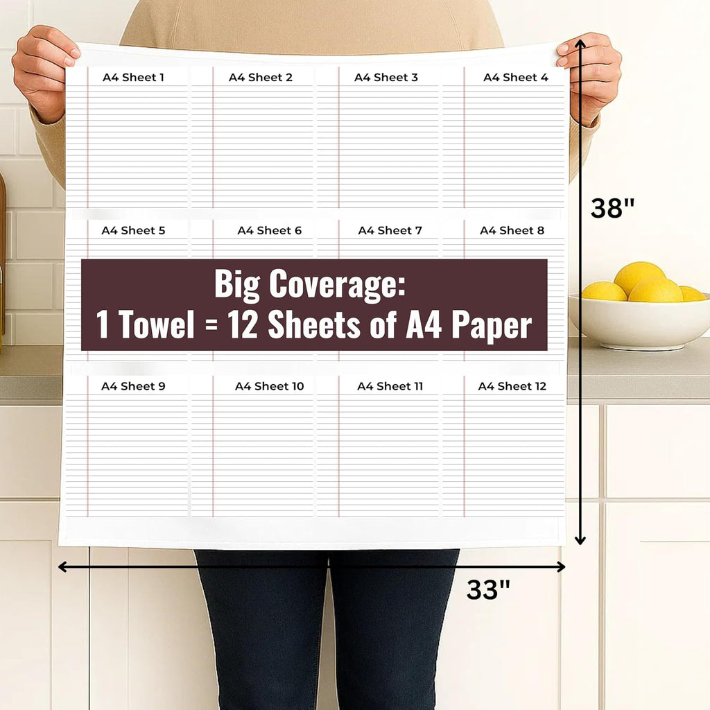 Flour Sack Towels | Tea Towel for Crafts| Kitchen Dish | Cotton Blank Towel for Embroidery| Baking Bread Proofing Linen Cover| Thick Absorbent Quick Dry| 7 Pack 33"x38" White