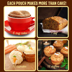 Sweet Logic Keto Baking Mix - Carrot Cake - Gluten-Free - Dairy Free - Diabetic-Friendly - High Protein - Allulose - Stevia - Low Sugar - Low Carb - Quick 20-Minute Prep (1-2G Carbs Per Serving)