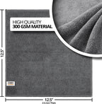 CERAKOTE Microfiber Towels (12 Pack) - Cleaning and Application Towels Durable Microfiber Material - 300 GSM Lint-Free Towel - Ideal for Cars, Home, Shop and Office Cleaning