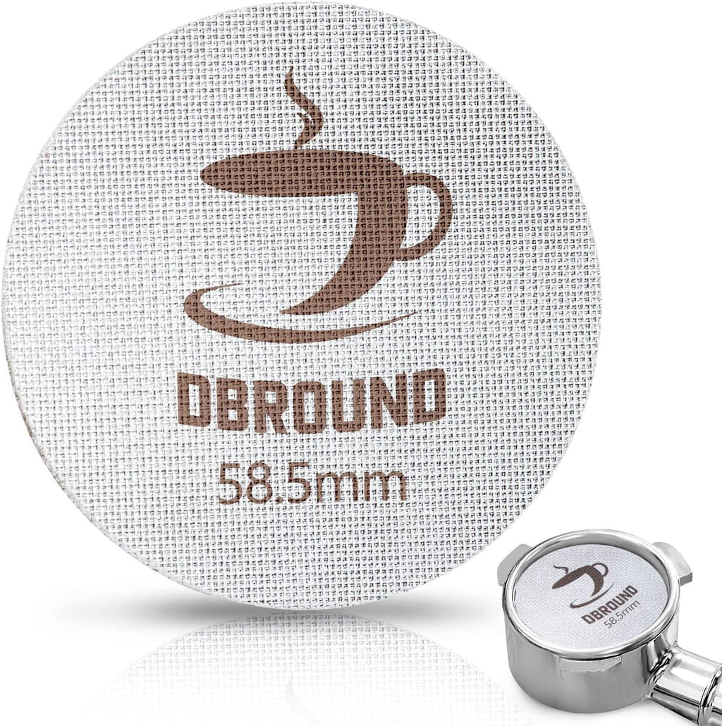 58.5mm Espresso Puck Screen - Coffee Maker Mesh Filter, Reusable 1.7mm 150μm Espresso Filter Screen, Professional Espresso Coffee Accessories for 58mm Espresso Portafilter Filter Basket