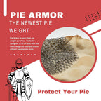 Pie Armor, Universal Fit Pie Weight for 7-10 inch Pies, Durable Alternative to Traditional Ceramic Pie Weights, 100% Stainless Steel 304