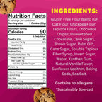 Whoa Dough Ready to Bake Cookie Dough Chocolate Chip – Certified Non-GMO, Kosher, Gluten Free – Plant-Based Snack Dough Made with Real Ingredients – 12 Pack