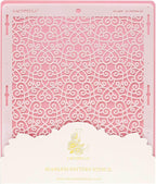 Cake Baking Stencil - Seamless Delicate Pattern for Decorating Tall Double Barrel Cake to Use with Buttercream, Royal Icing, Ganache, Paint, Airbrush (FLAIRE)