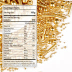 Gold Pearl Rods Sprinkles for Cake Decorating, Edible Sugar Pearls Rods Candy, 150g/5.29oz, Mix Size Cake Topper Donuts Cupcake Cookie Dessert Decorations, Holiday, Wedding Party, Easter Supplies